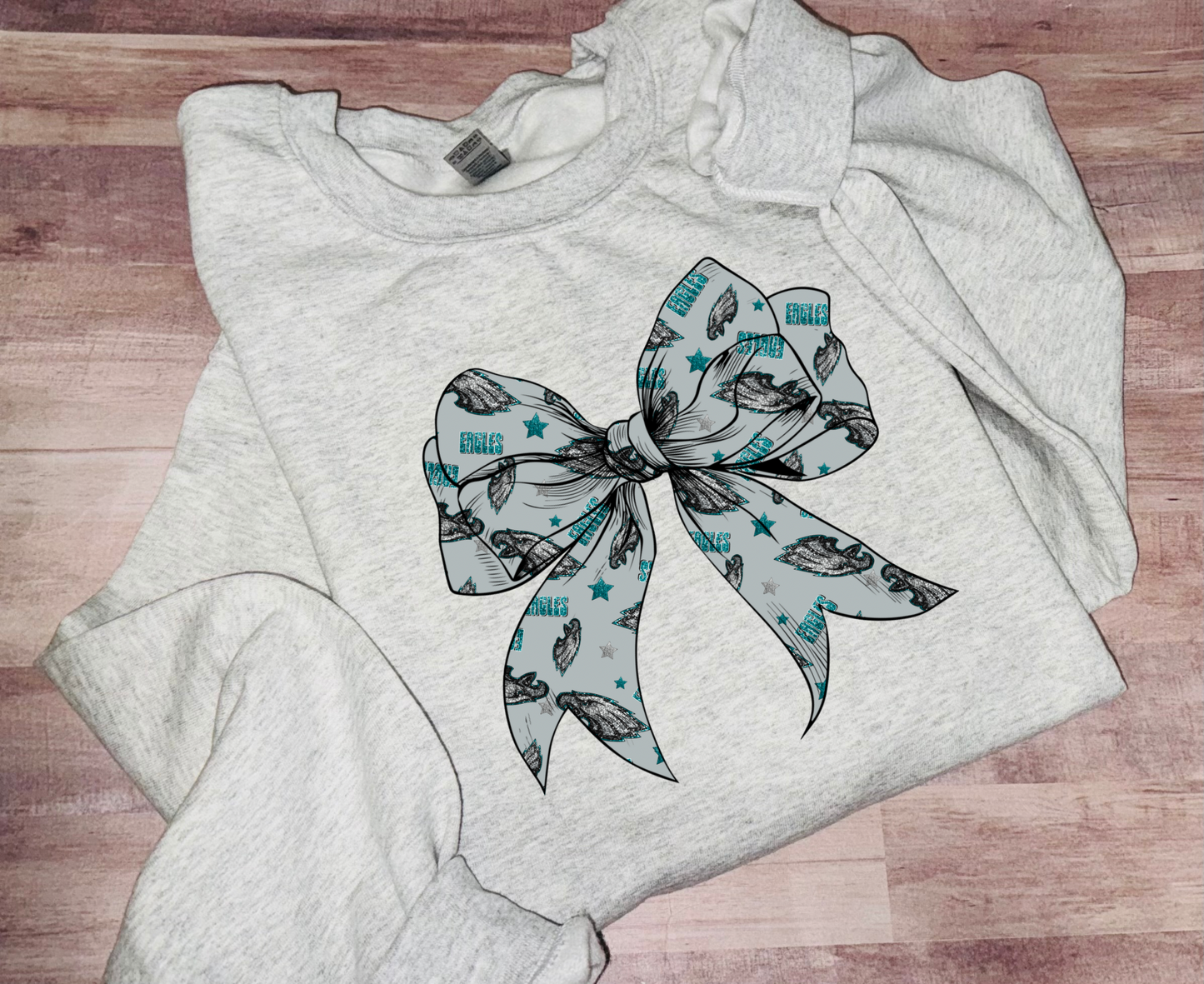 Eagle bow sweatshirt TAT 7-10 DAYS