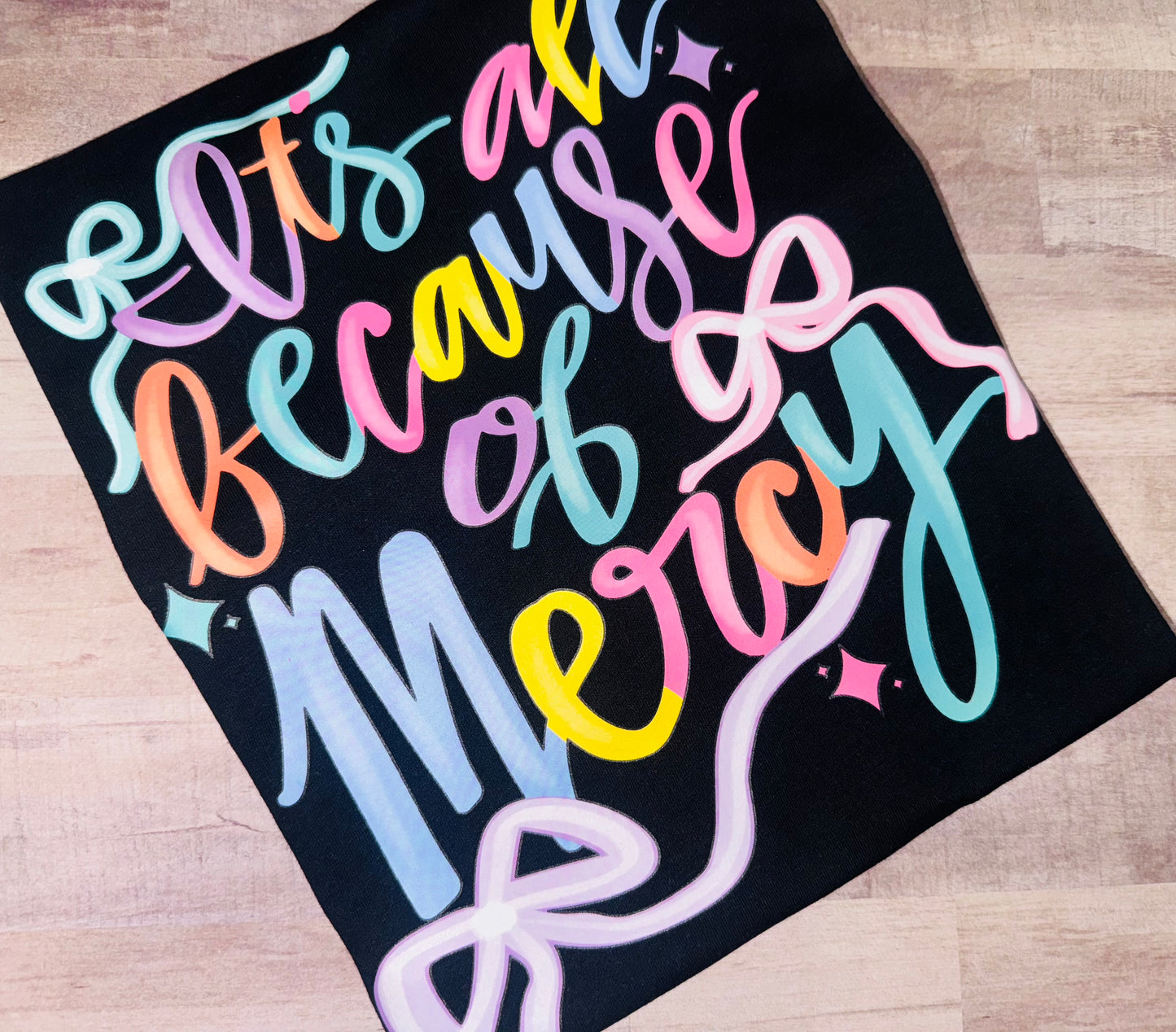 It’s all because of mercy tee TAT 3 WEEKS