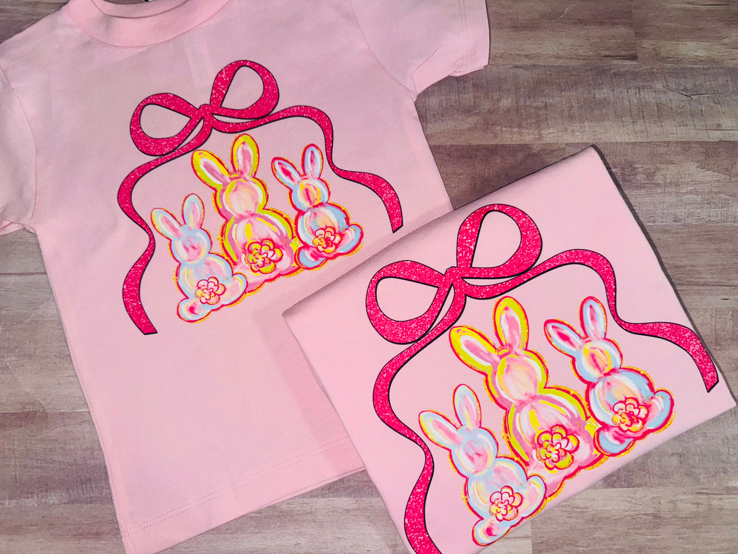 Bow bunny trio KIDS TAT 3 WEEKS