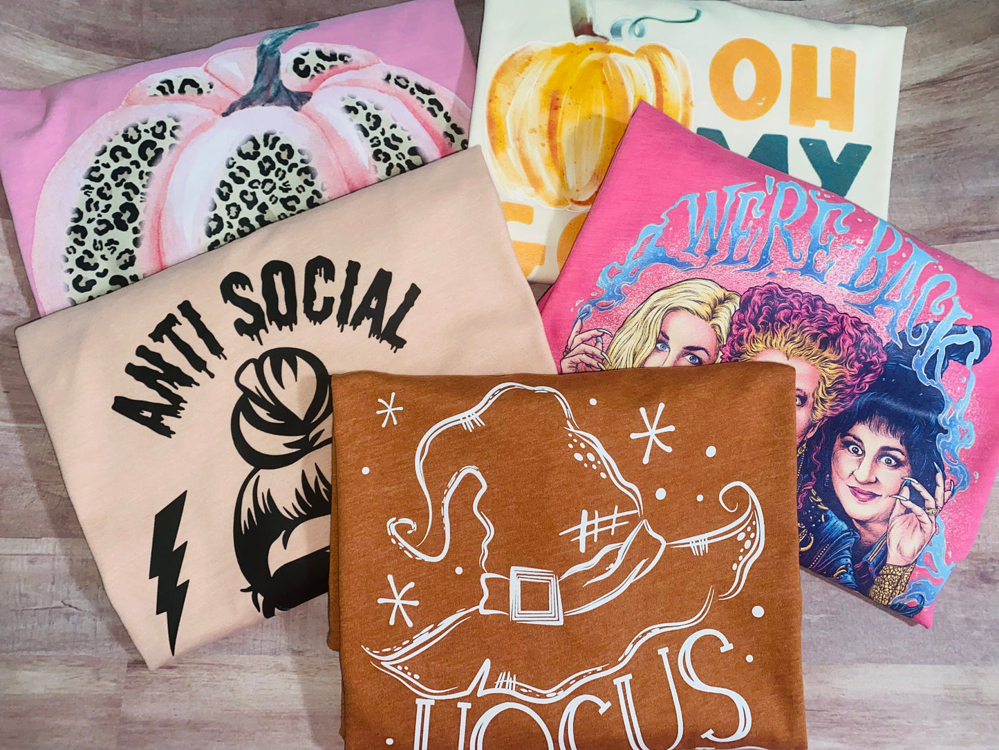 Fall/Halloween tee bundle