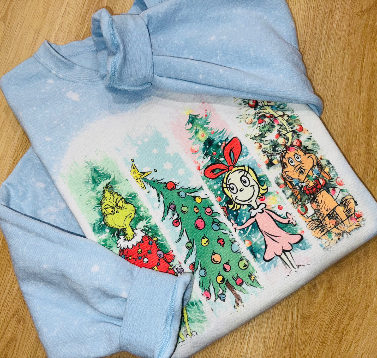 Bleached GMan and Crew Crewneck TAT 3 WEEKS