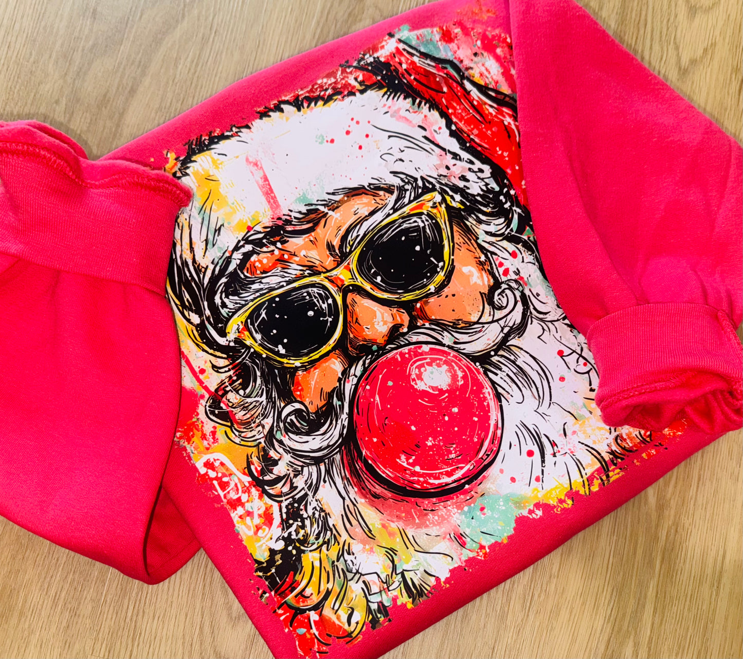 Bubblegum Santa Crewneck TAT 3 WEEKS
