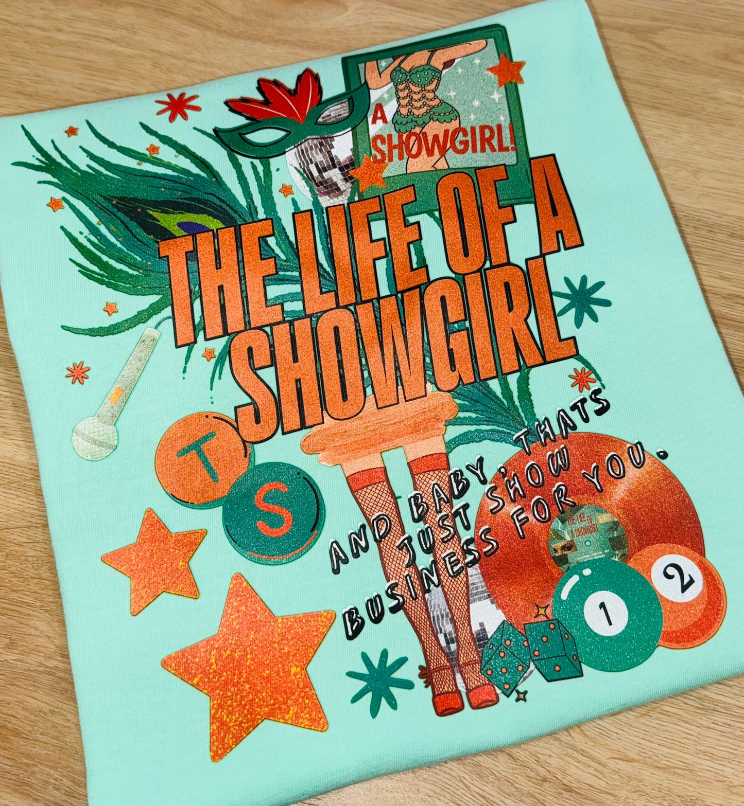 Showgirl tee TAT 3 WEEKS