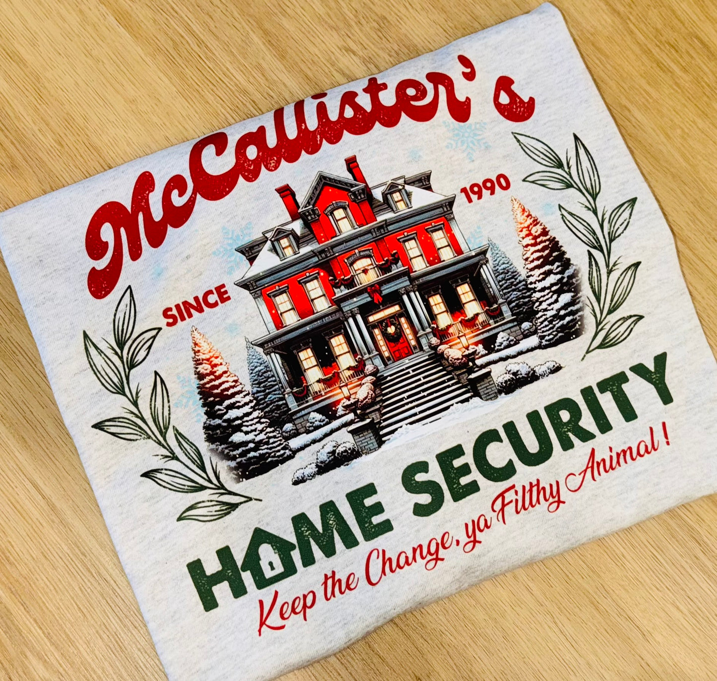 Home Security tee TAT 3 WEEKS