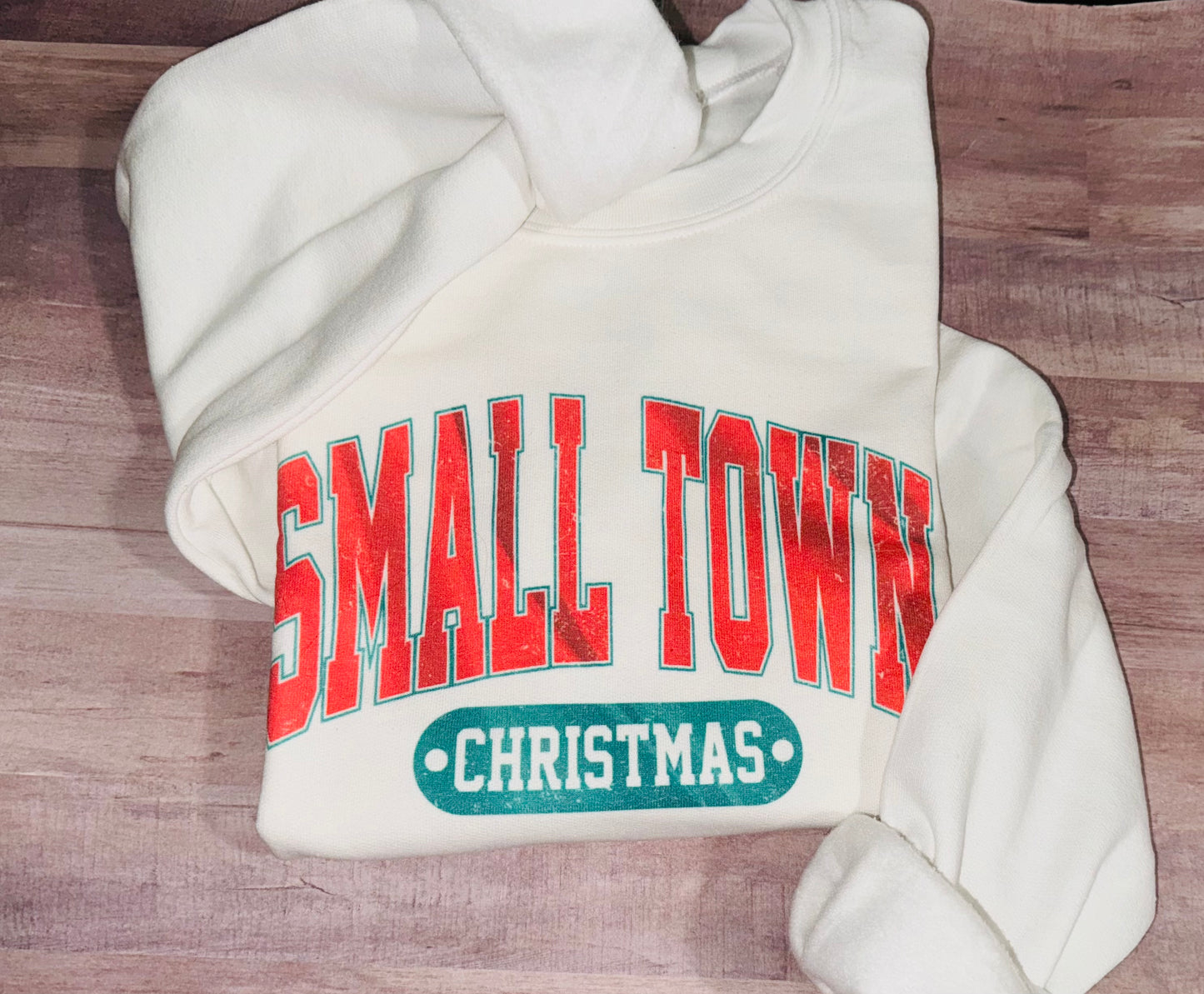 Small town Christmas Crewneck
