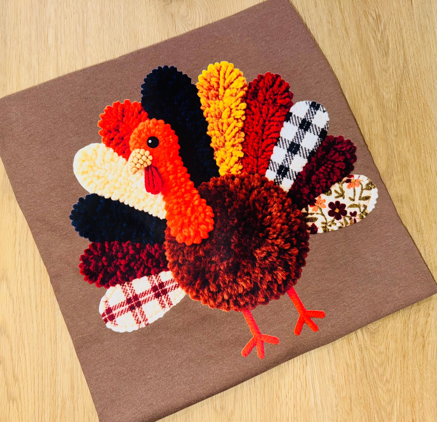 Faux Yarn Turkey tee TAT 3 WEEKS