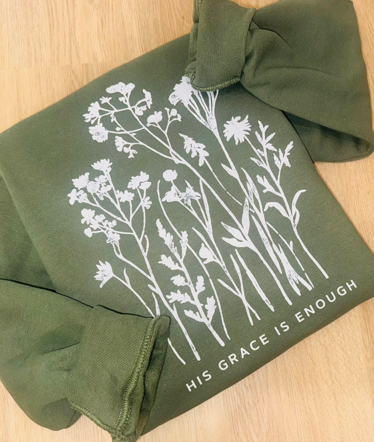 His Grace is Enough Crewneck TAT 3 WEEKS