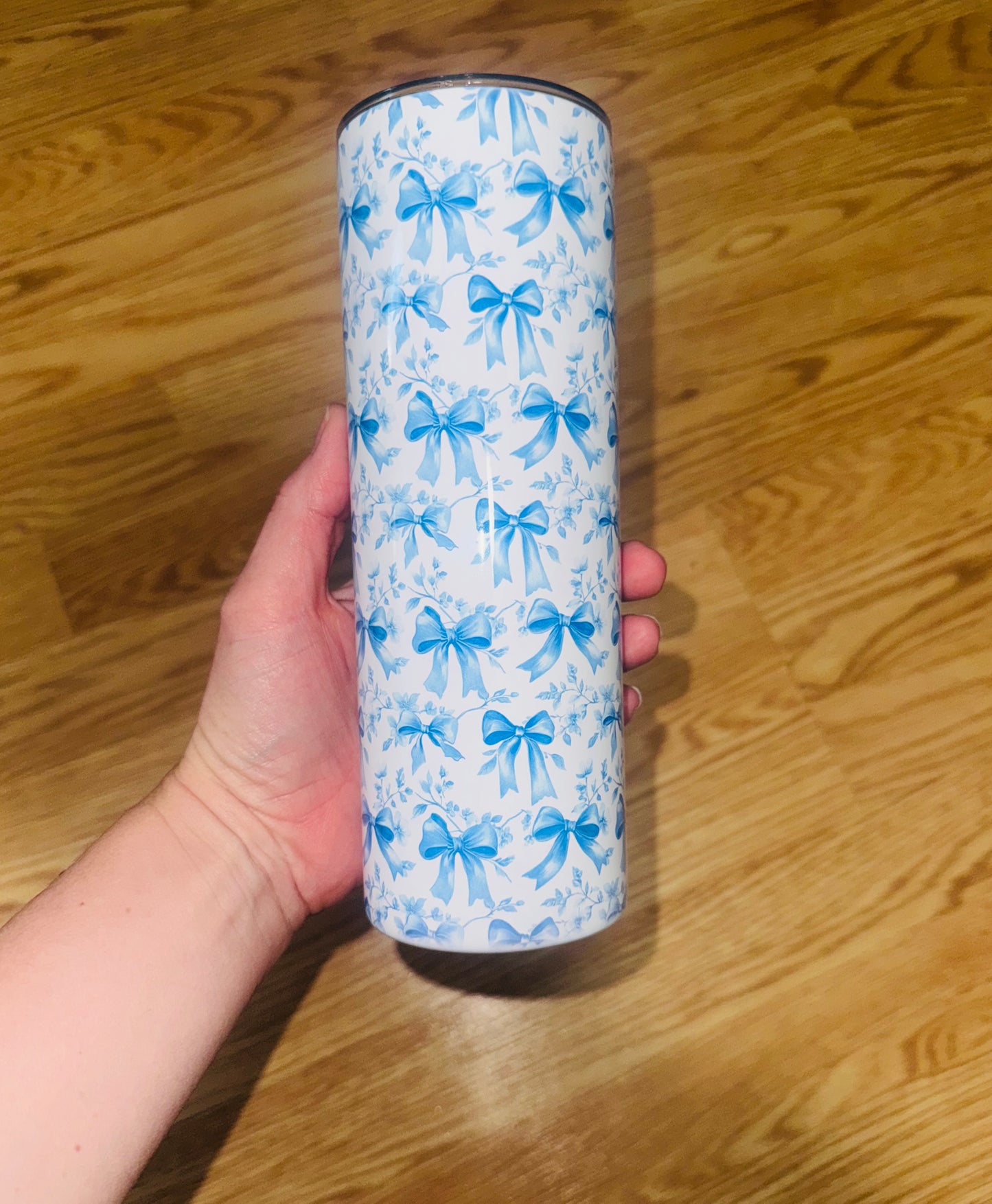 Blue bows Tumbler