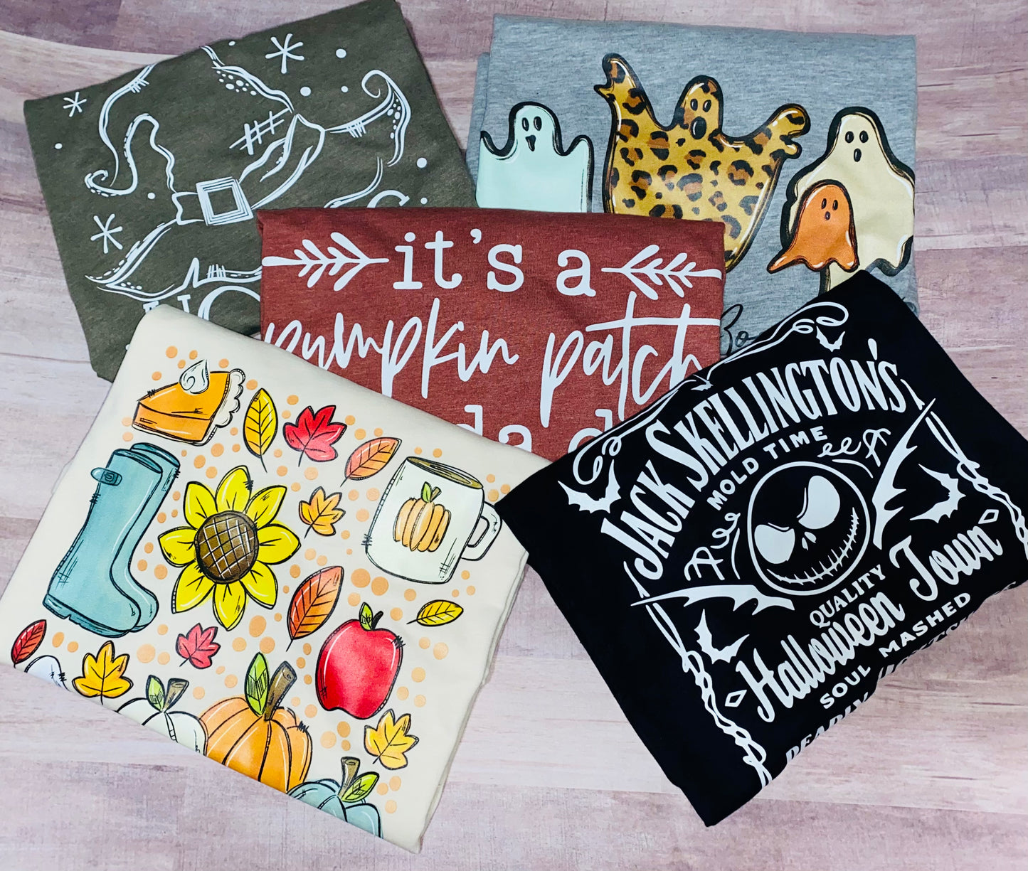 Fall/Halloween tee bundle