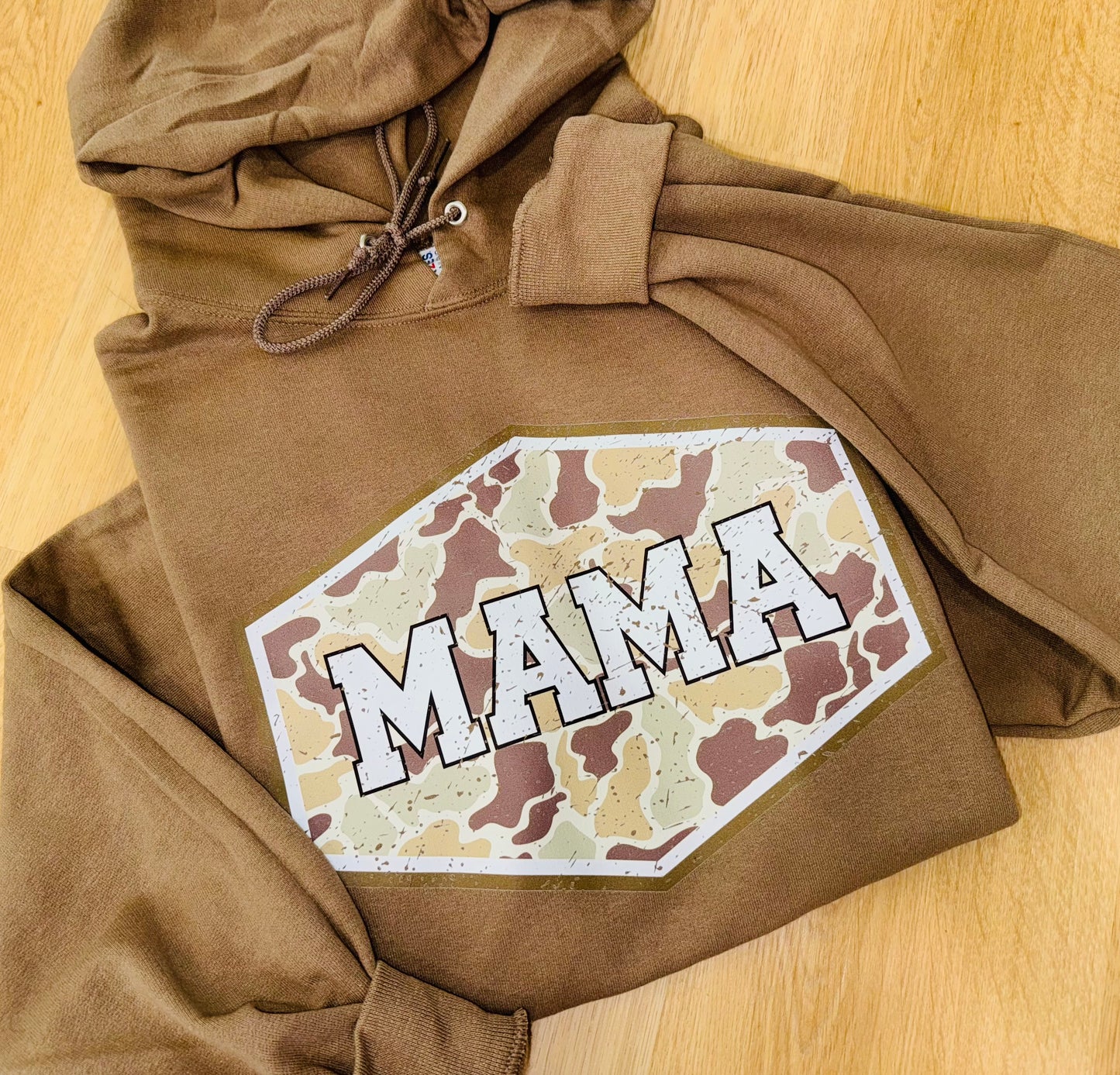 Camo Mama hoodie TAT 3 WEEKS