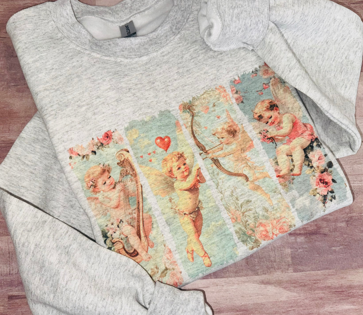 Vintage Cupid sweatshirt TAT 3 WEEKS