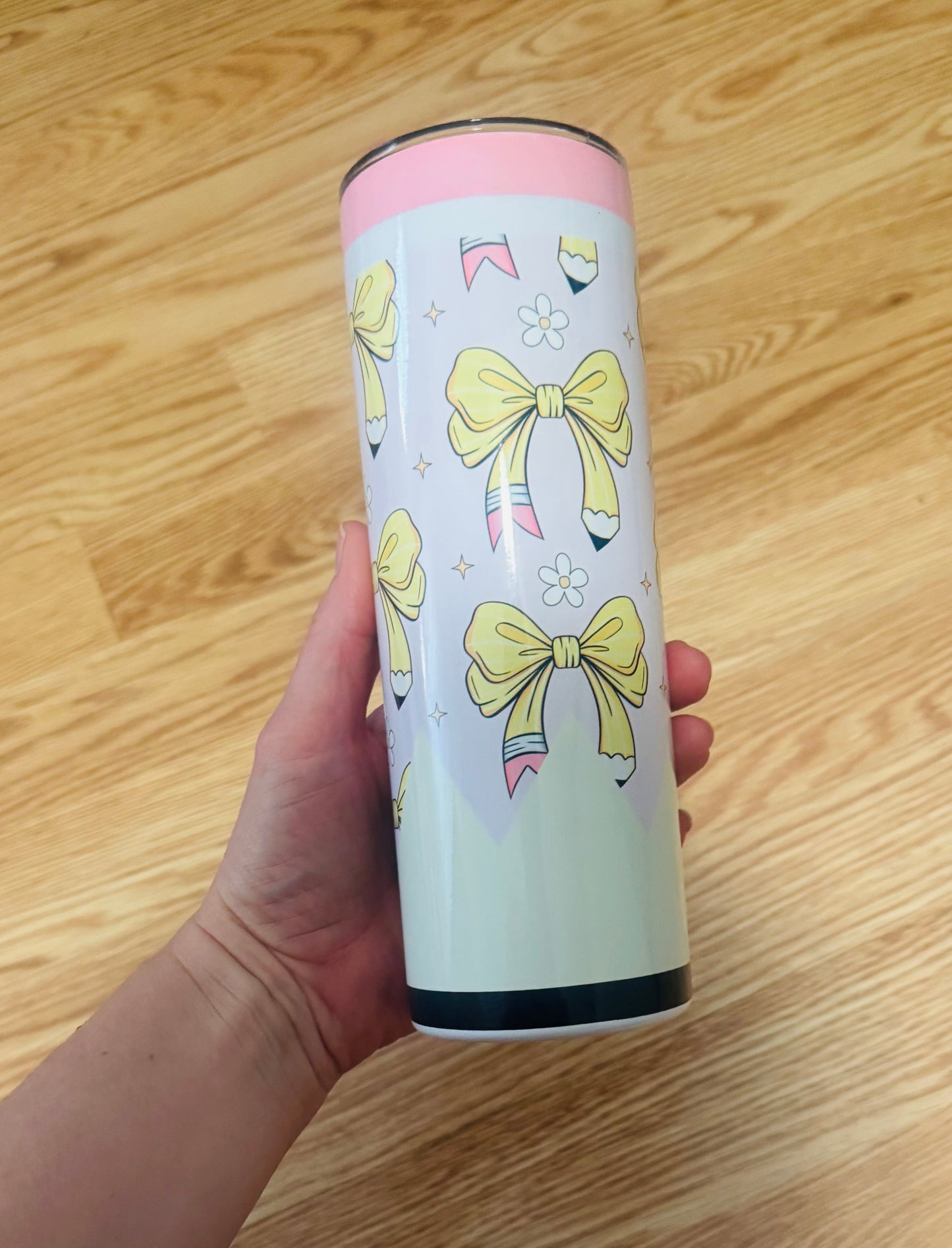 Pencil bows Tumbler