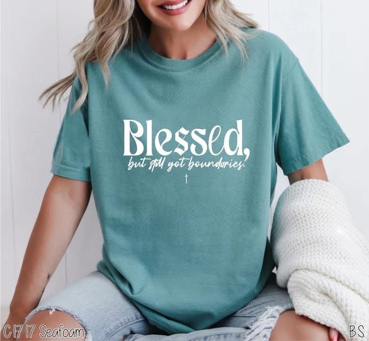 Blessed but God boundaries WILD WEDNESDAY TAT 3 WEEKS