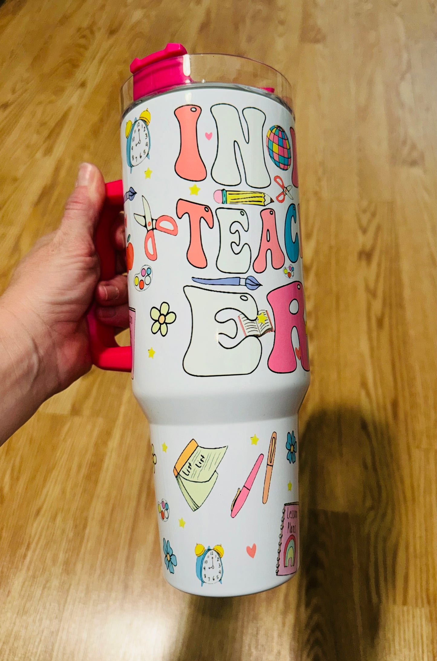 In my Teacher Era Tumbler TAT 3 WEEKS