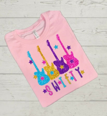 Glitter Guitars - TAT 3 WEEKS