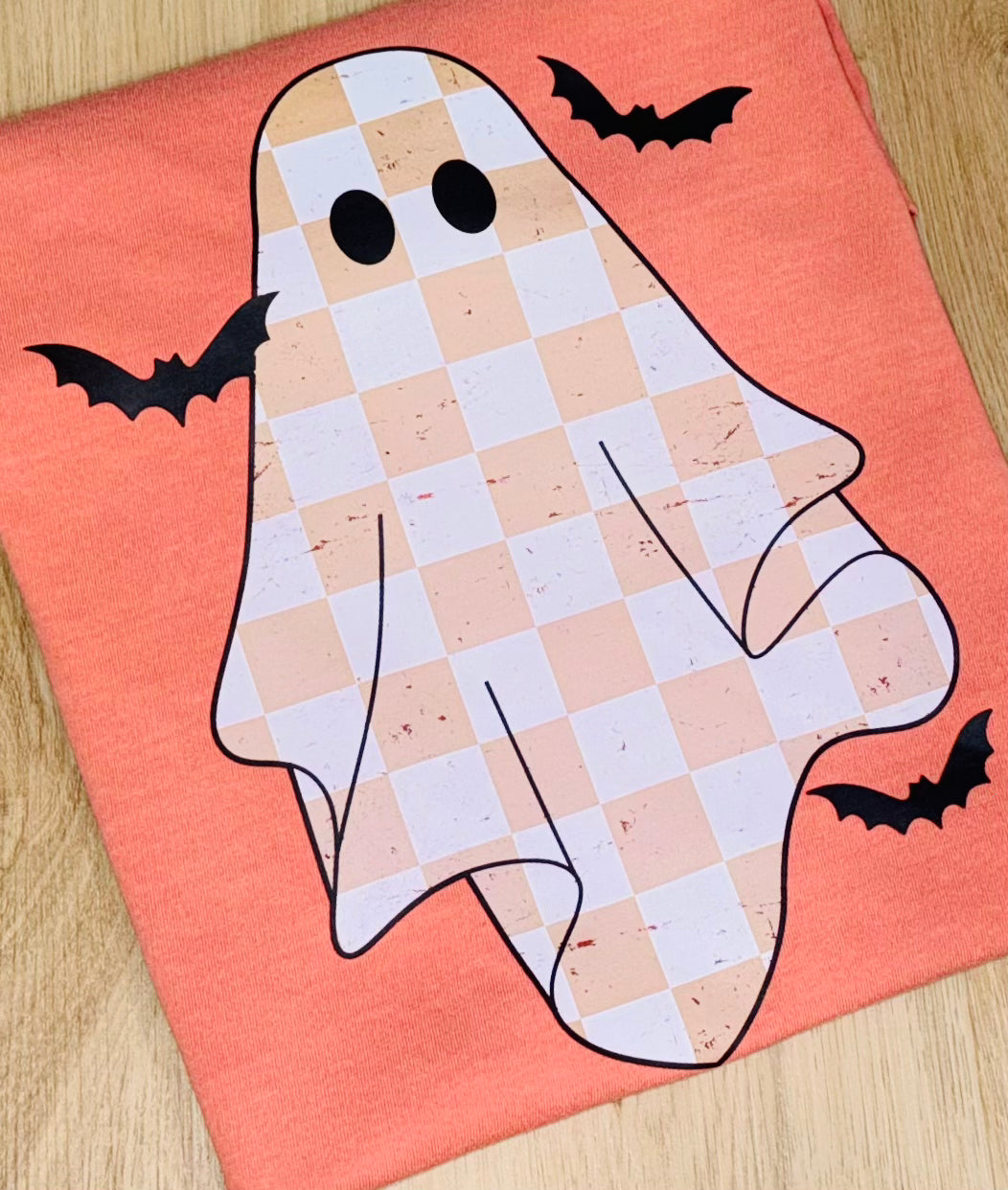 Checkered ghost tee TAT 3 WEEKS