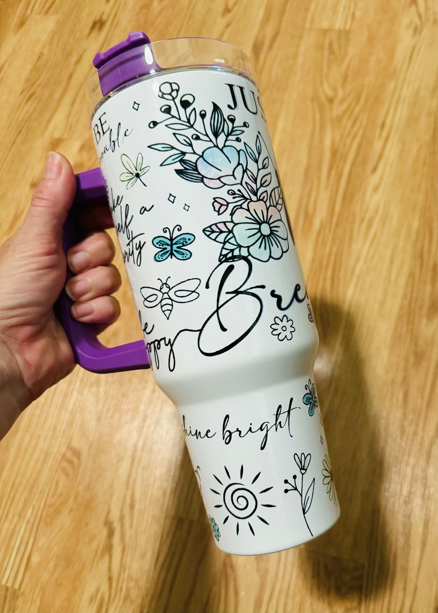 Just Breathe Tumbler TAT 3 WEEKS