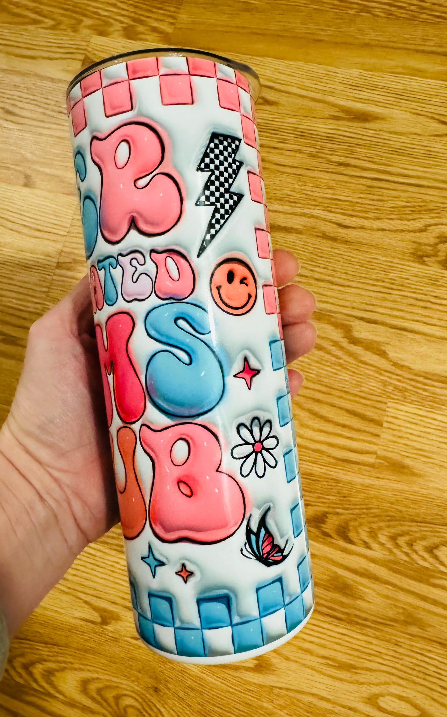 Overstimulated Moms Club tumbler