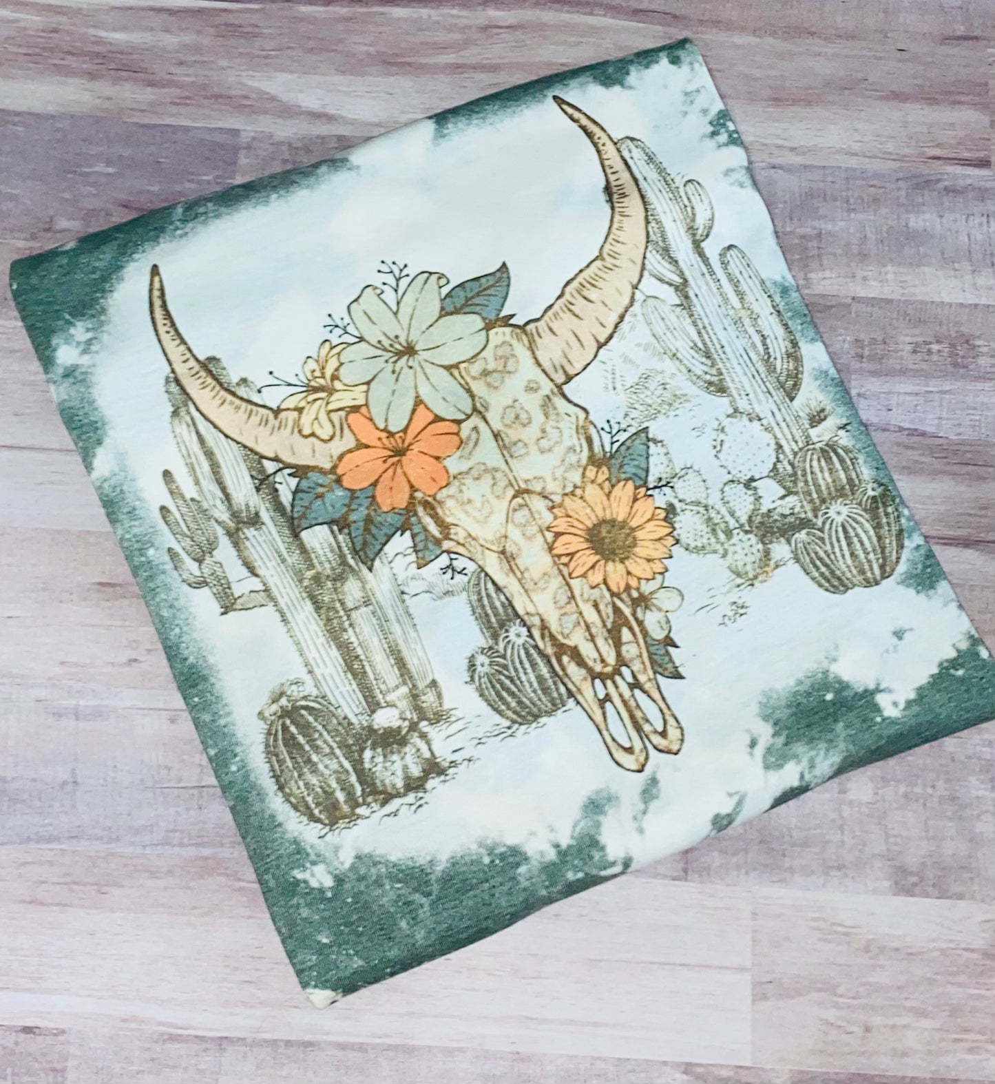 Bleached Bull Skull TAT 3 WEEKS