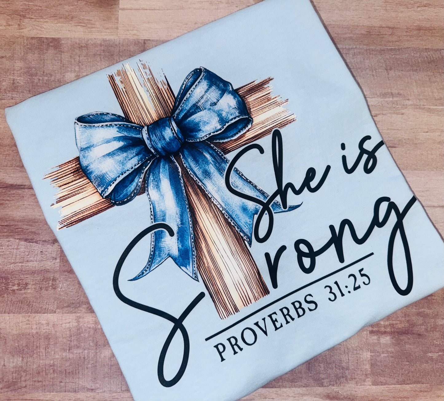 She is strong tee TAT 3 WEEKS