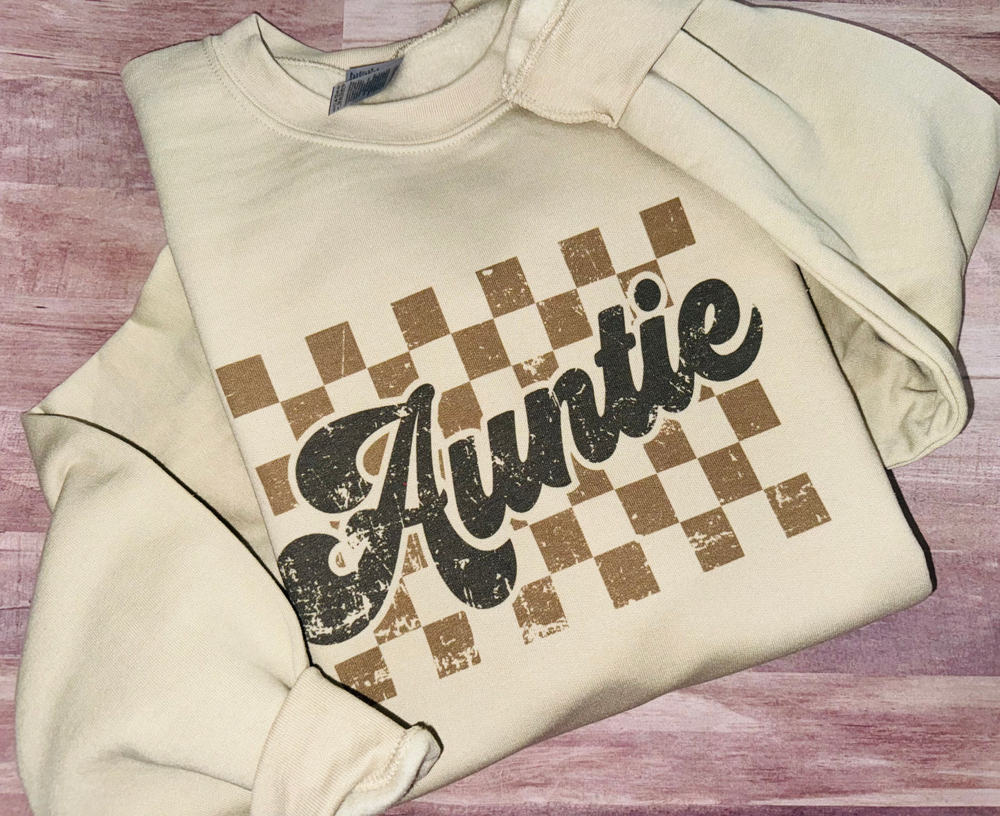 Checkered Auntie TAT 3 WEEKS