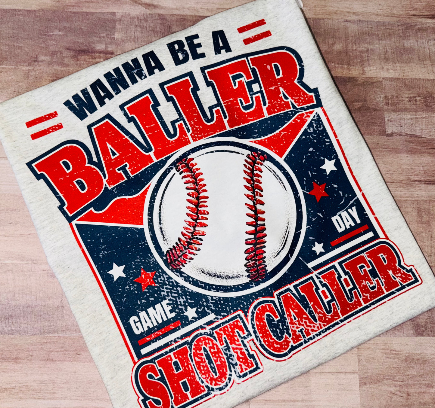 Wanna be a baller tee TAT 3 WEEKS