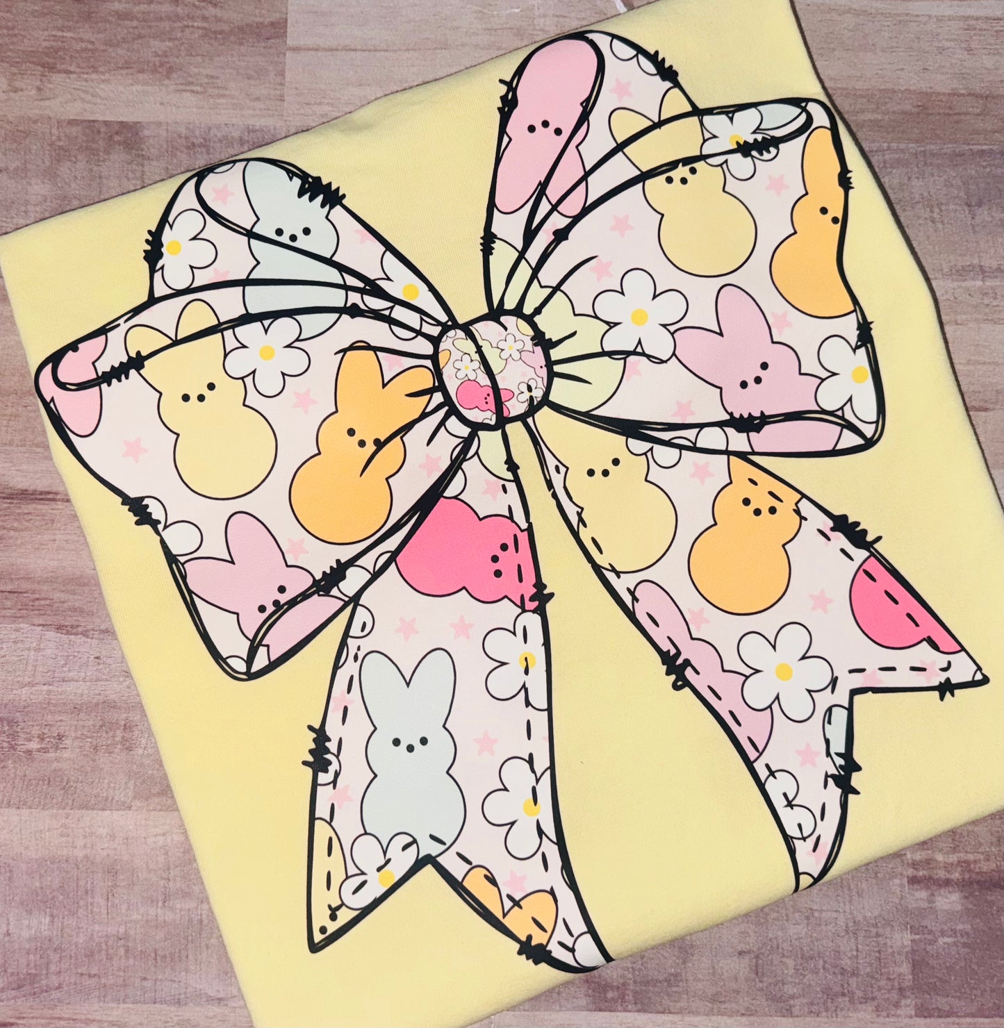 Peep bunny tee TAT 3 WEEKS