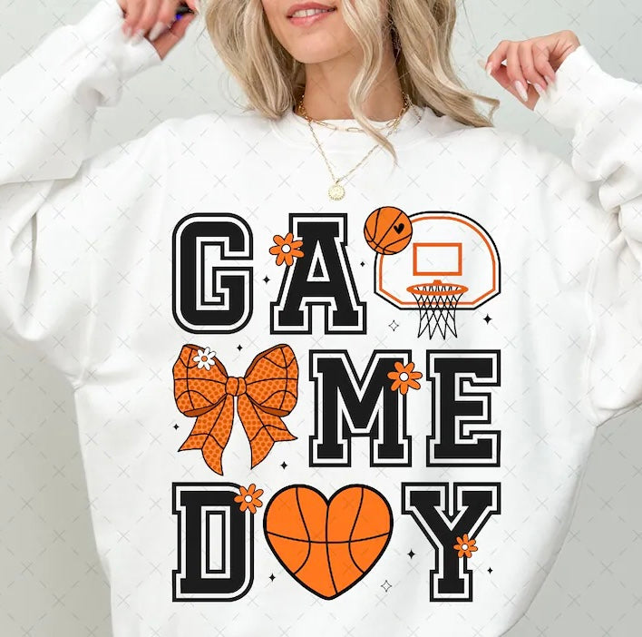 Game Day basketball sweatshirt TAT 3 WEEKS