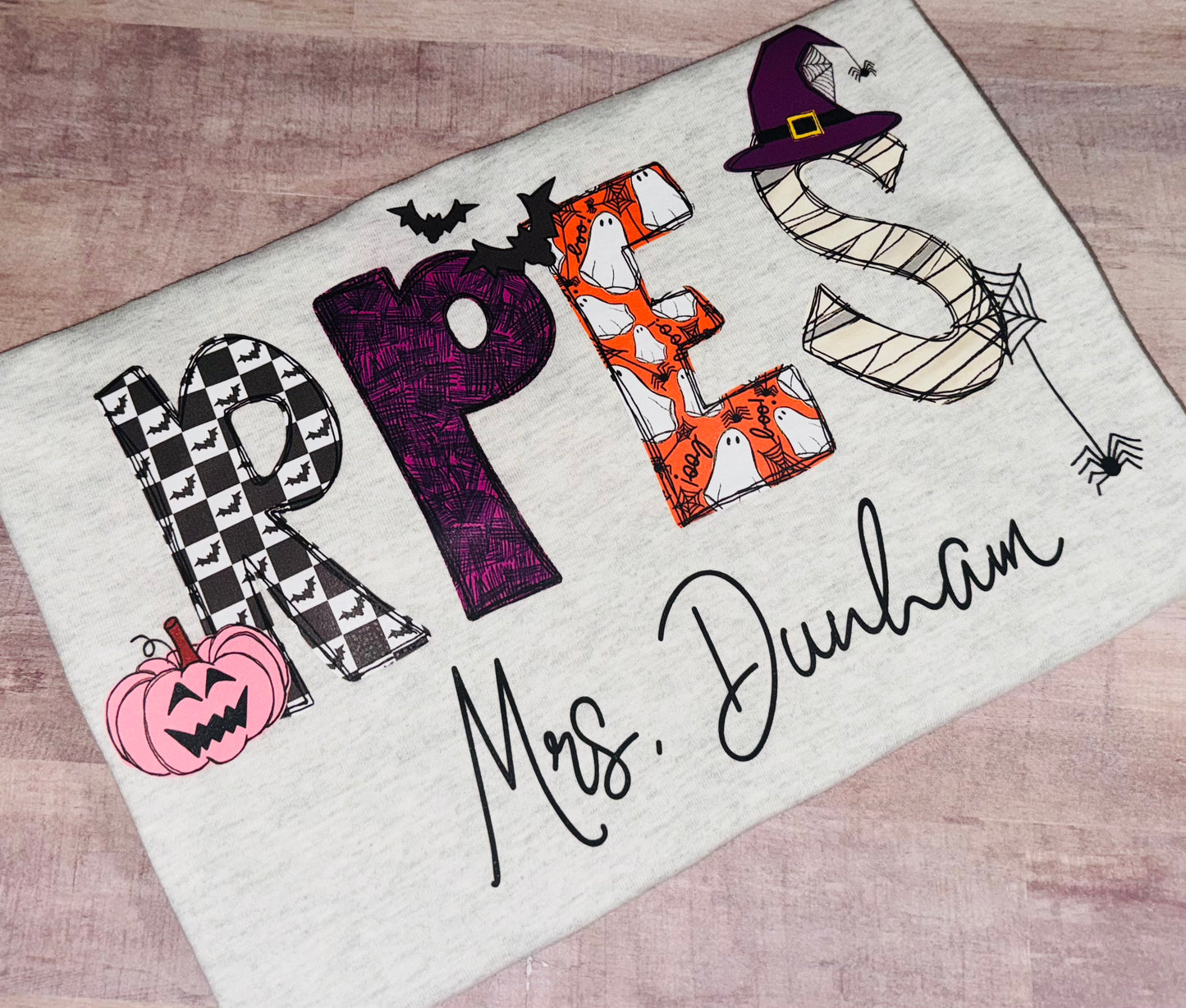 Personalized Halloween TAT 3 WEEKS