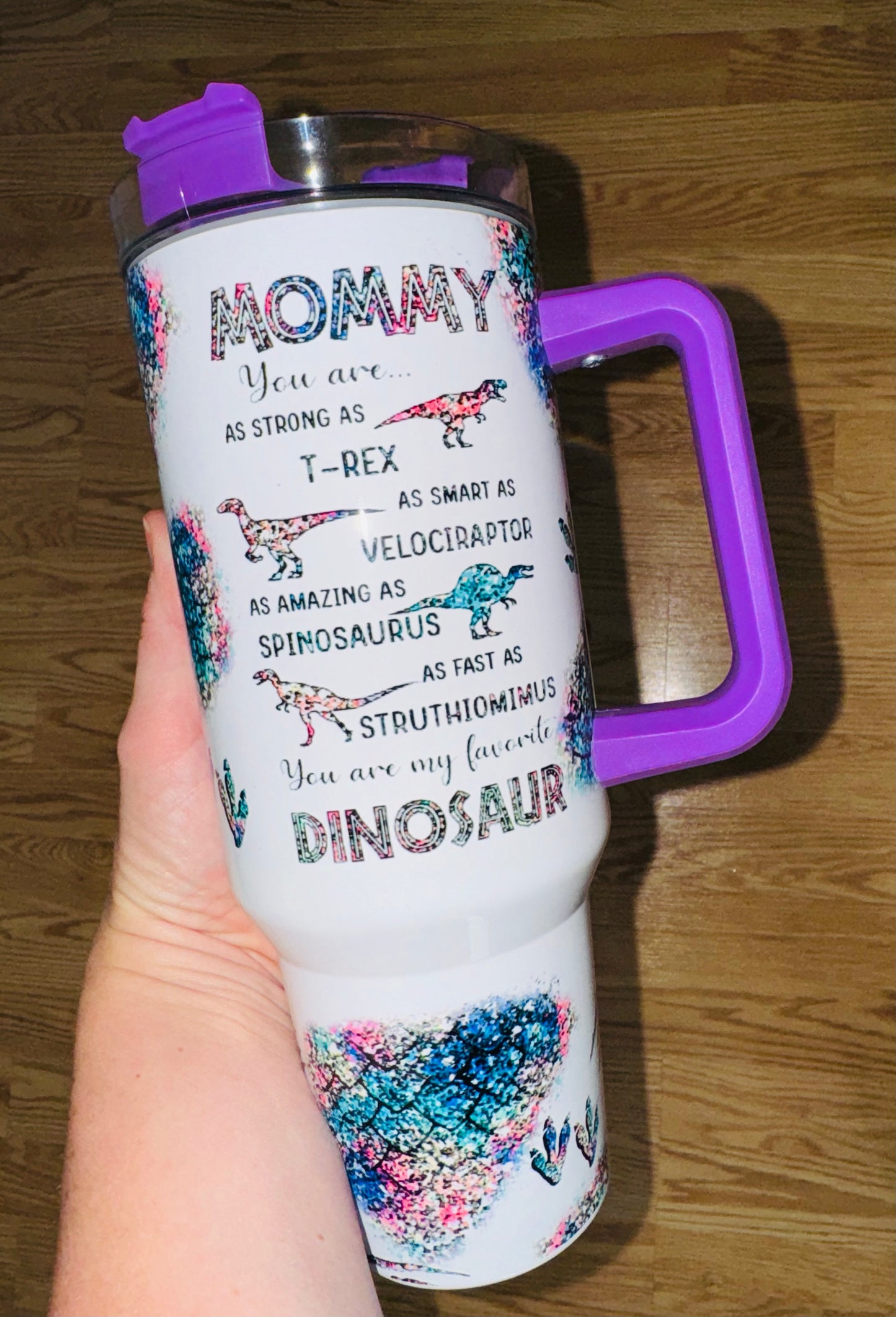 Mamasaurus Tumbler TAT 3 WEEKS
