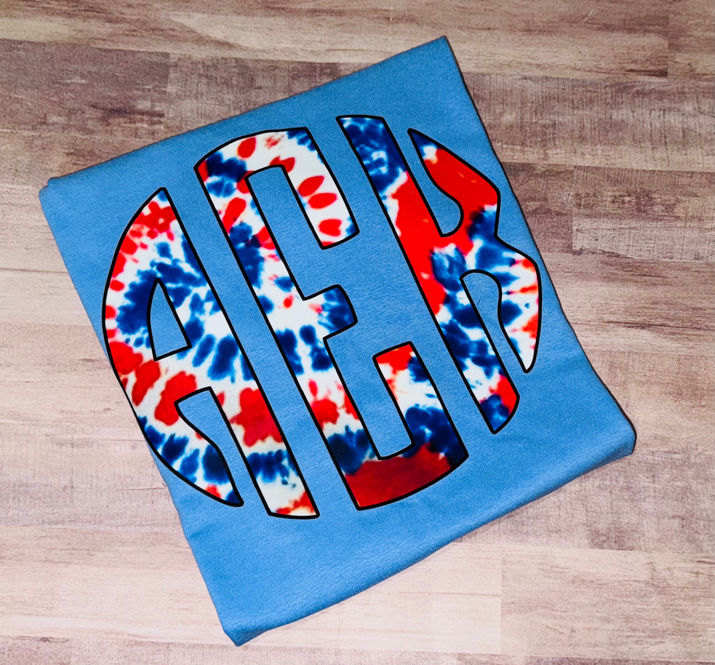 RWB Tie Dye Monogram TAT 3 WEEKS