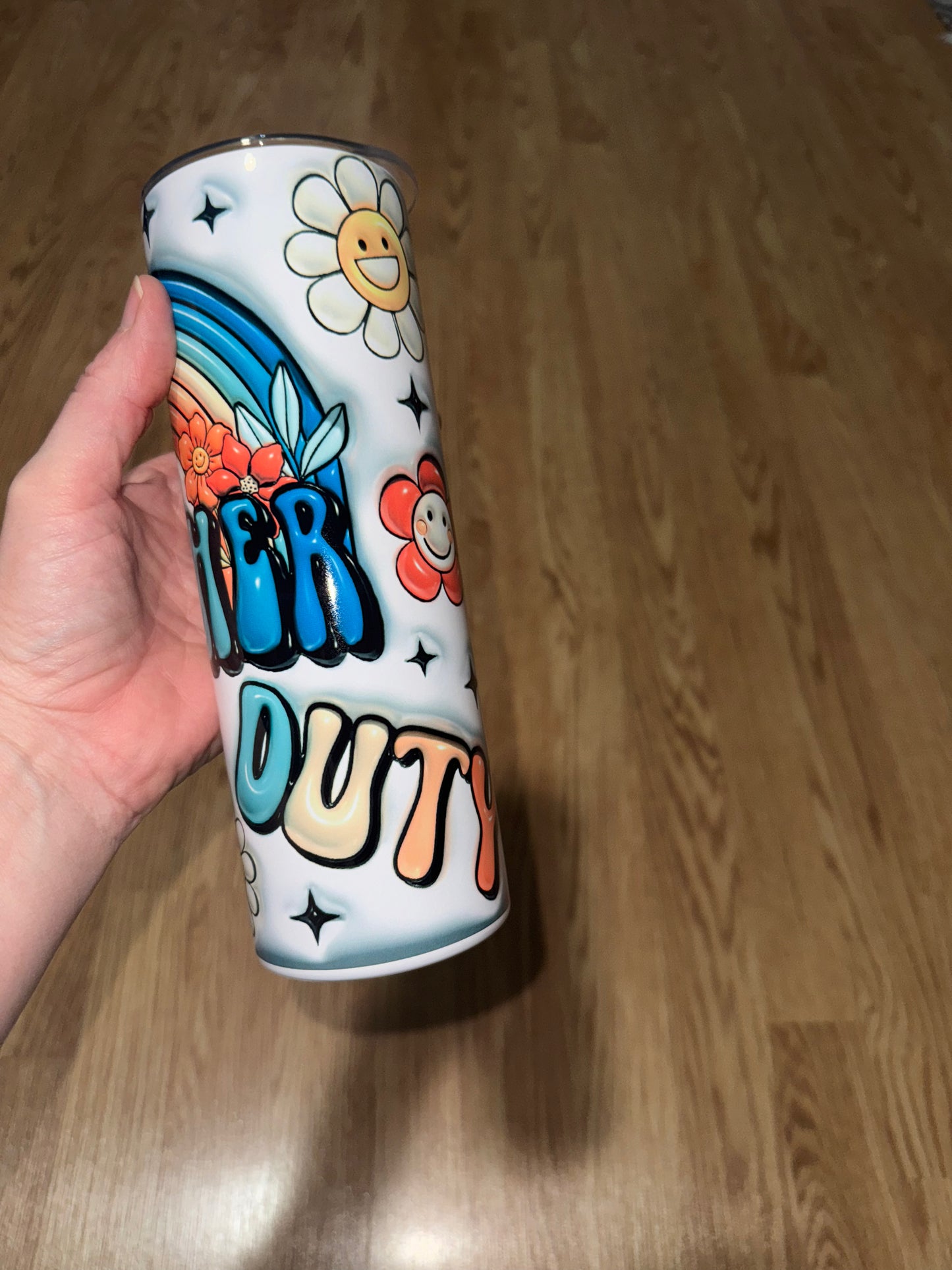 Teacher off duty tumbler