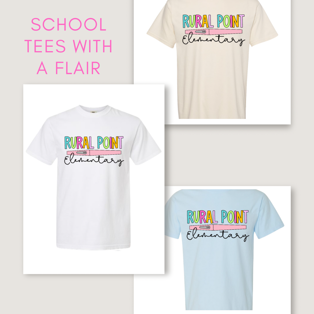 School flair pen tee TAT 3 WEEKS