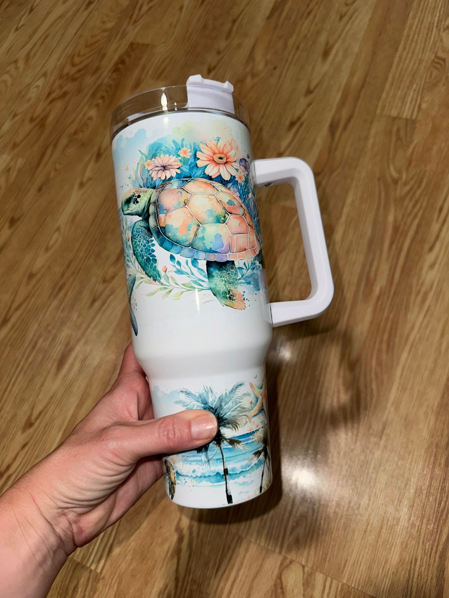 Life is better at the beach Tumbler TAT 3 WEEKS