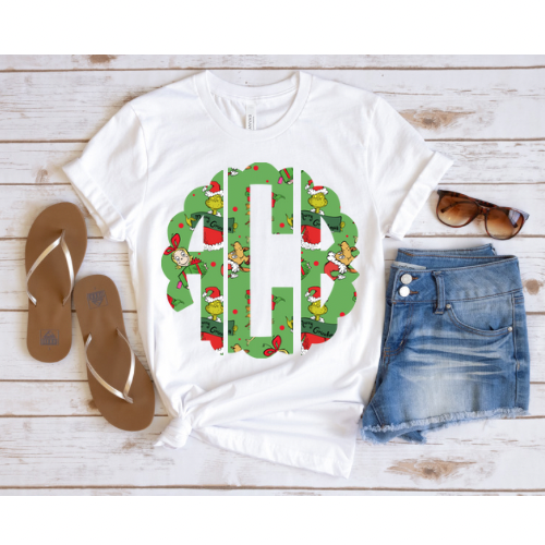 Holiday Cheer Monogram - TAT 3 WEEKS