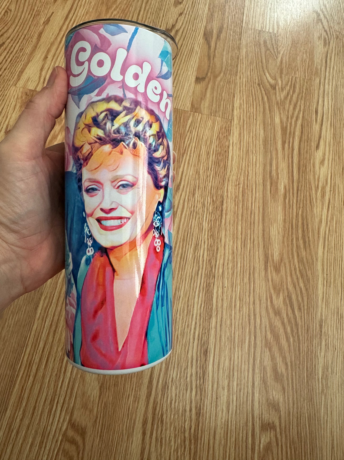Stay golden tumbler