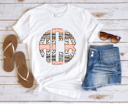 Pink Boho Monogram - TAT 3 WEEKS