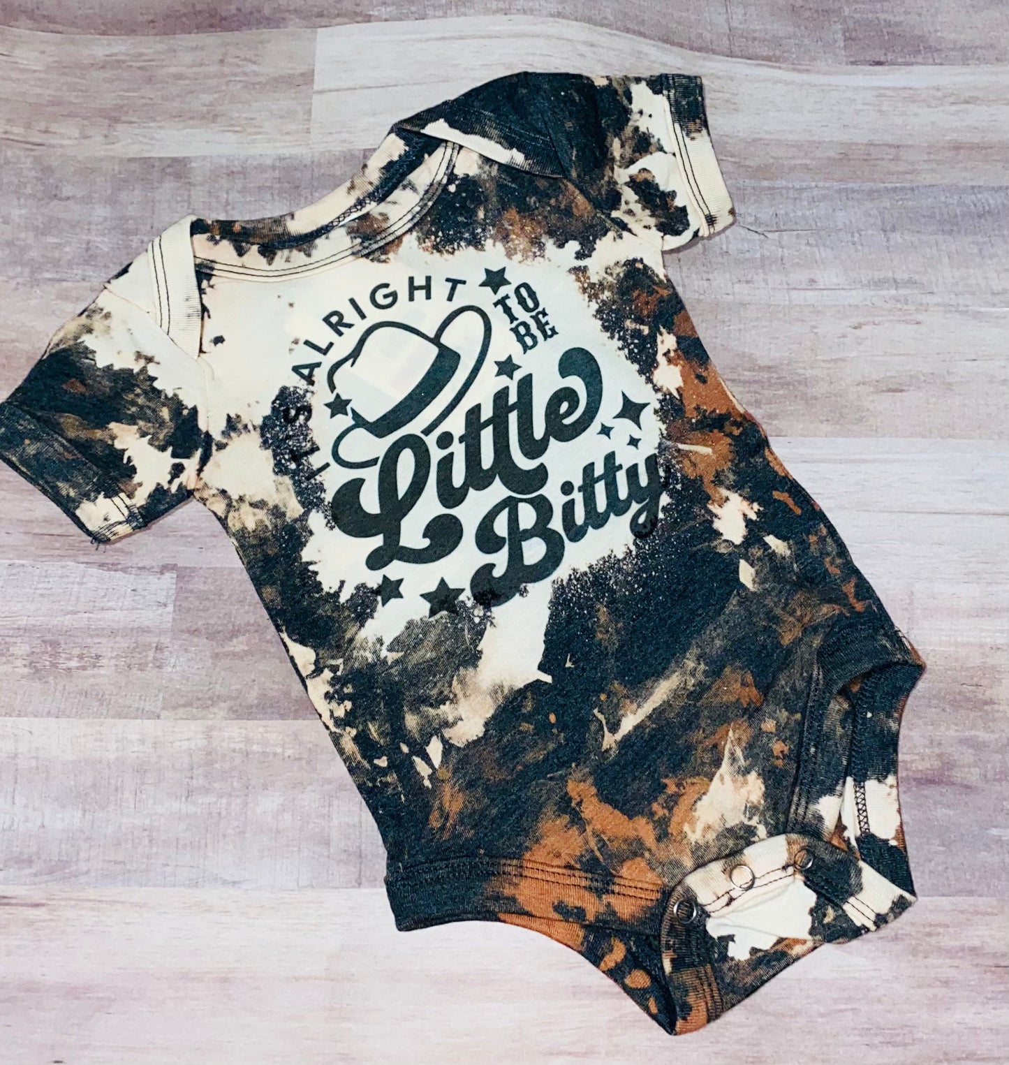 Bleached Little bitty onesie/shirt TAT 3 WEEKS