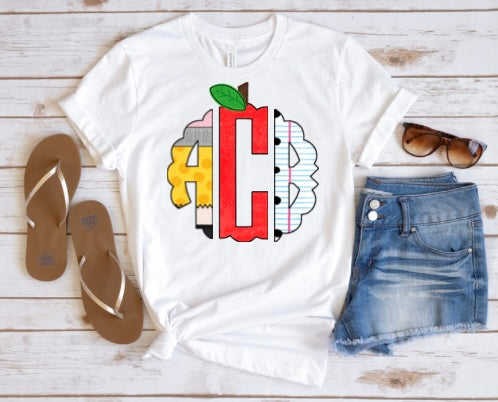 Back to School Monogram - TAT 3 WEEKS