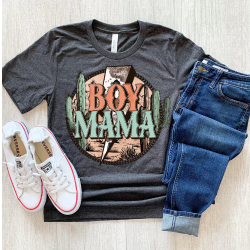 Boy Mama tee TAT 3 WEEKS
