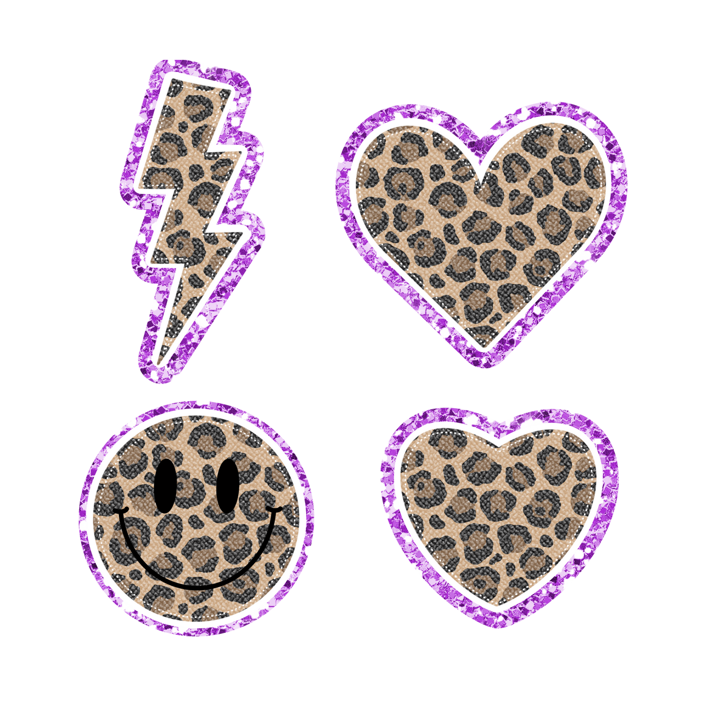 Custom Leopard Print Chenille Tees