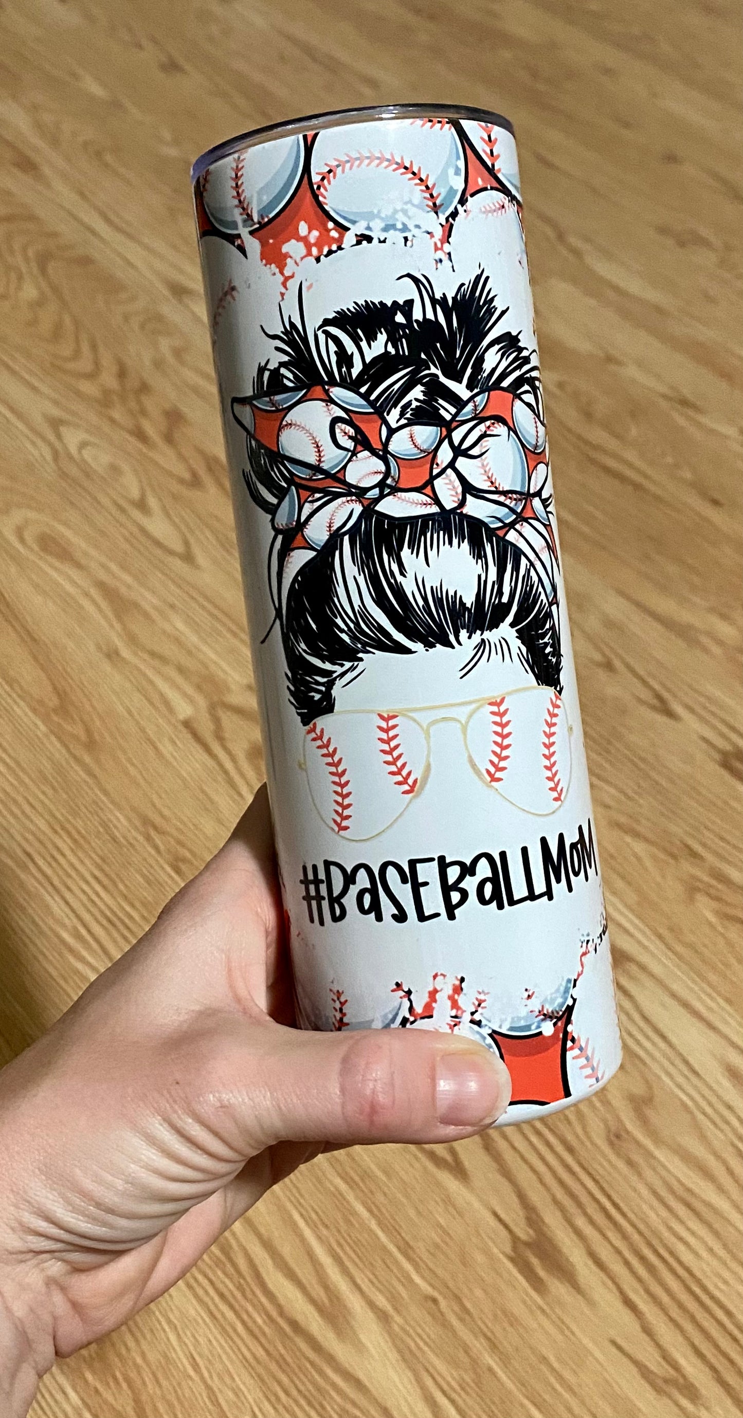 Baseball mom Tumbler