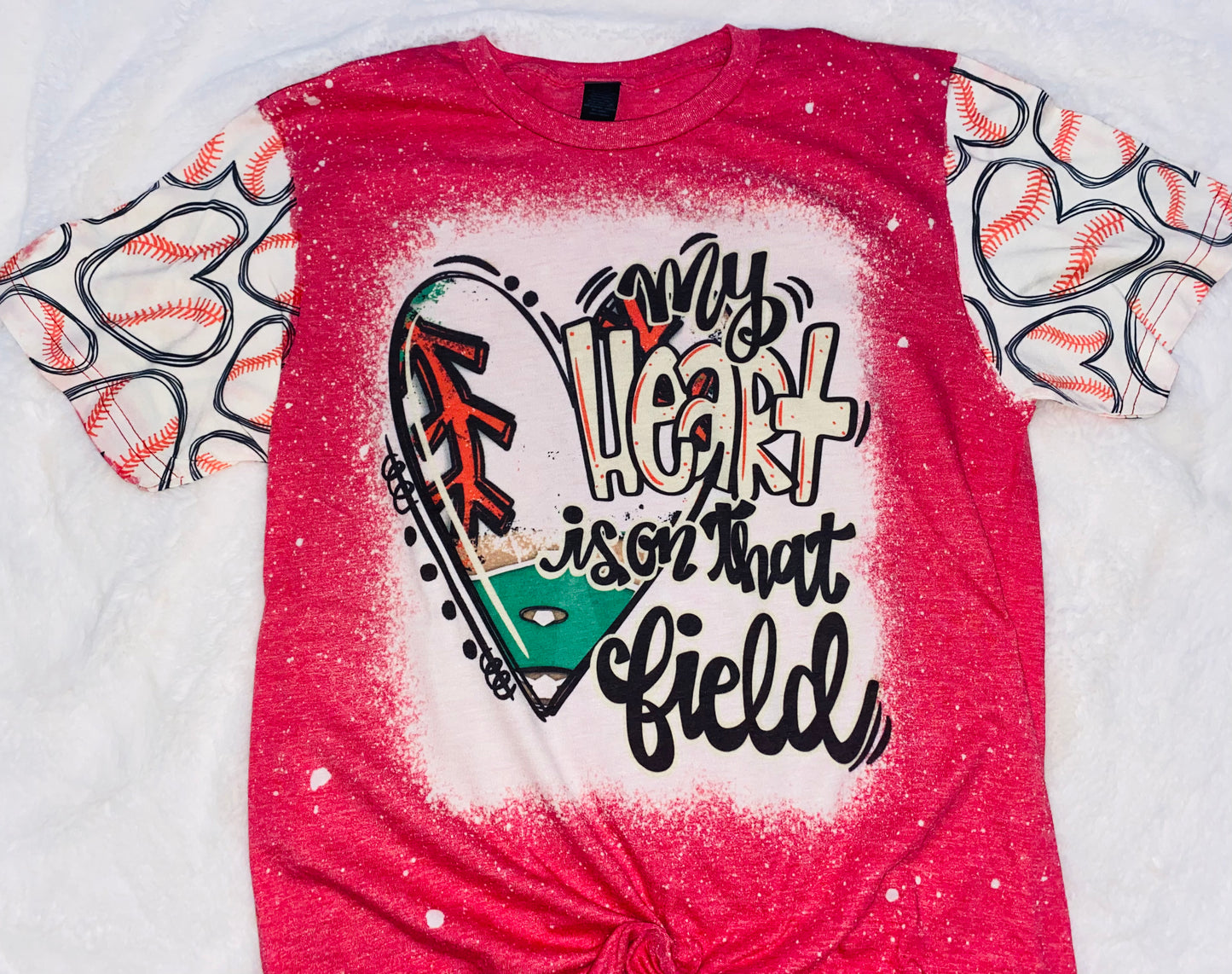 Bleached my heart baseball