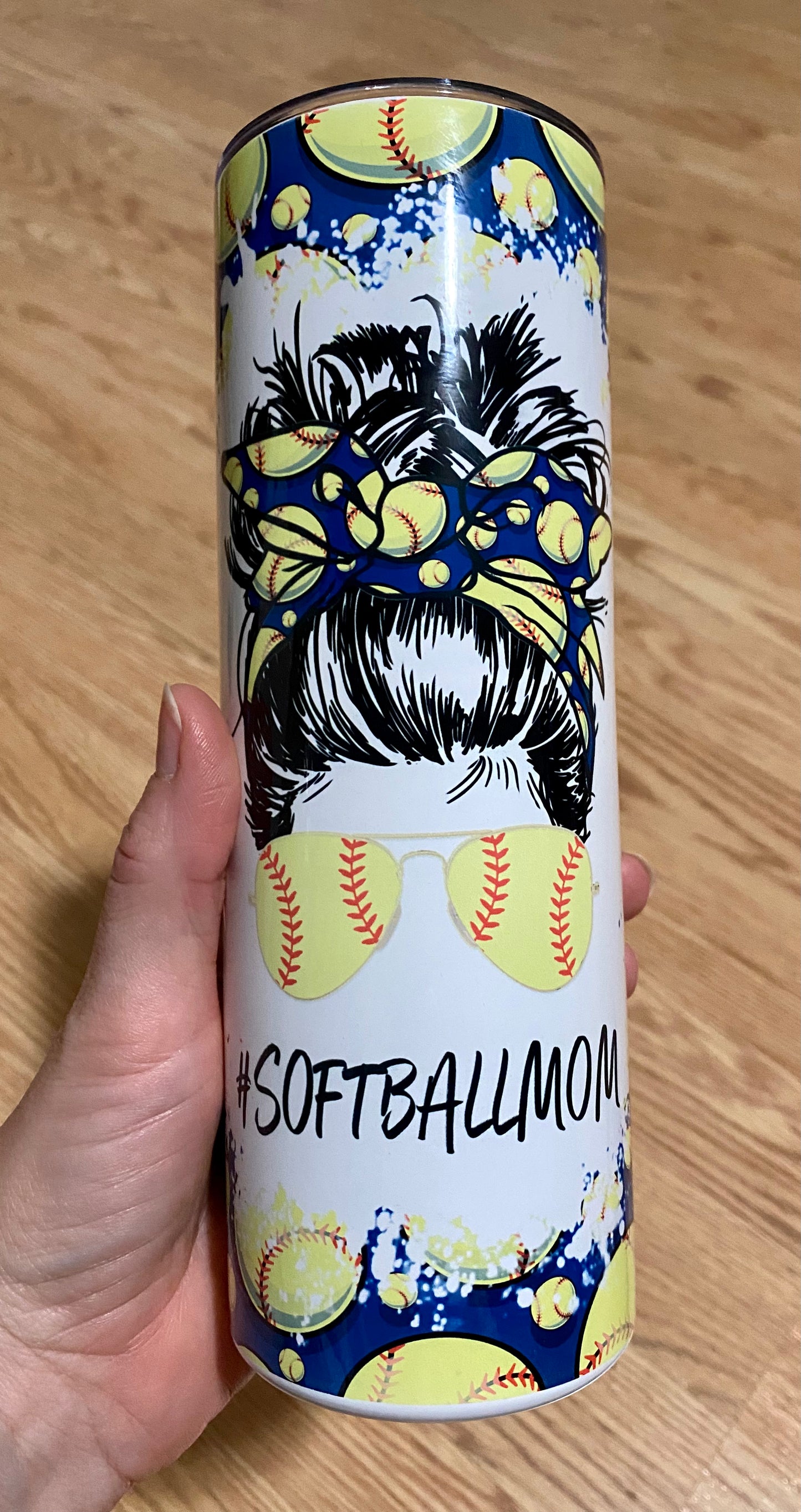 Softball mom Tumbler