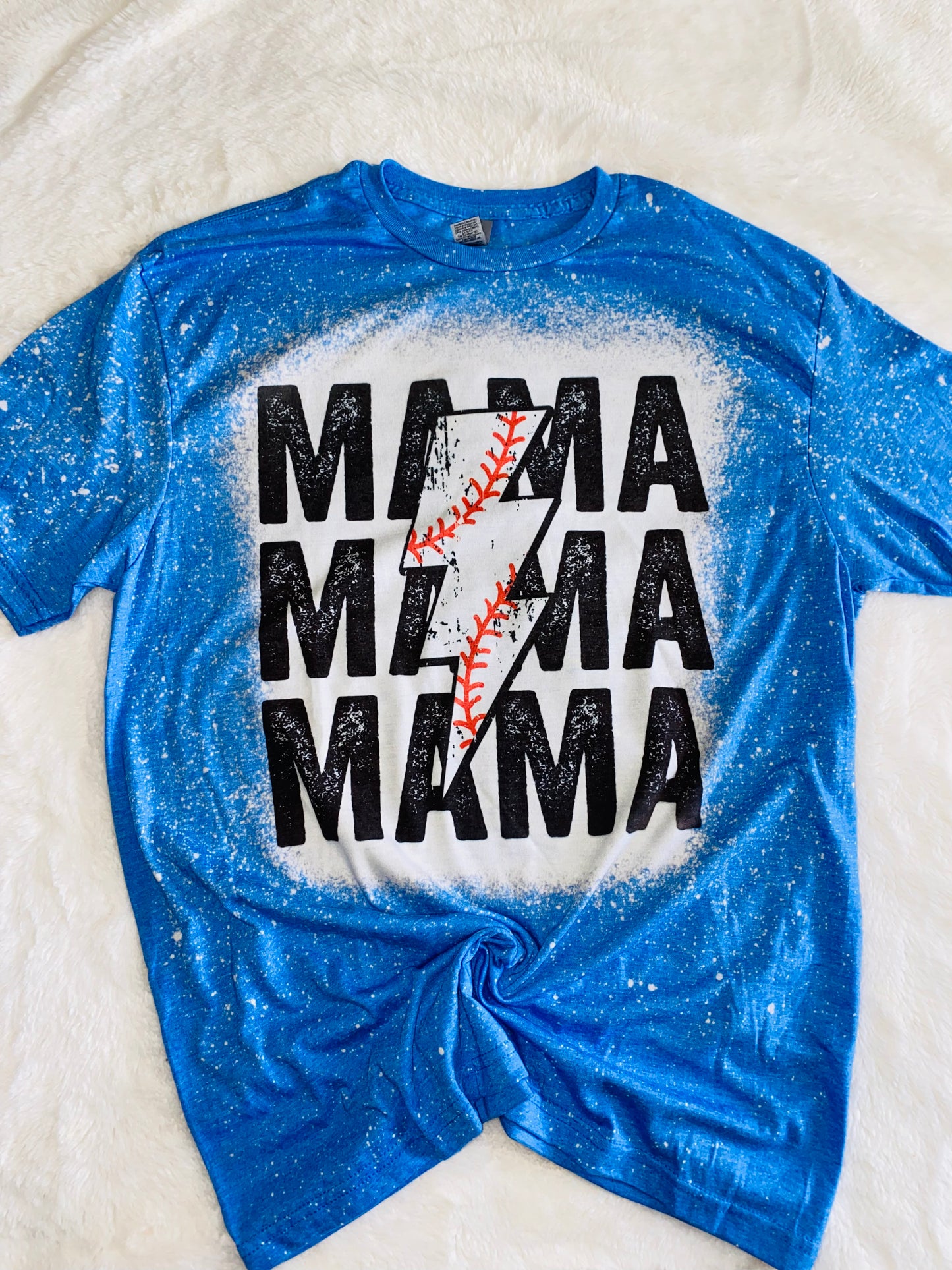 Bleached Mama Lightening Bolt