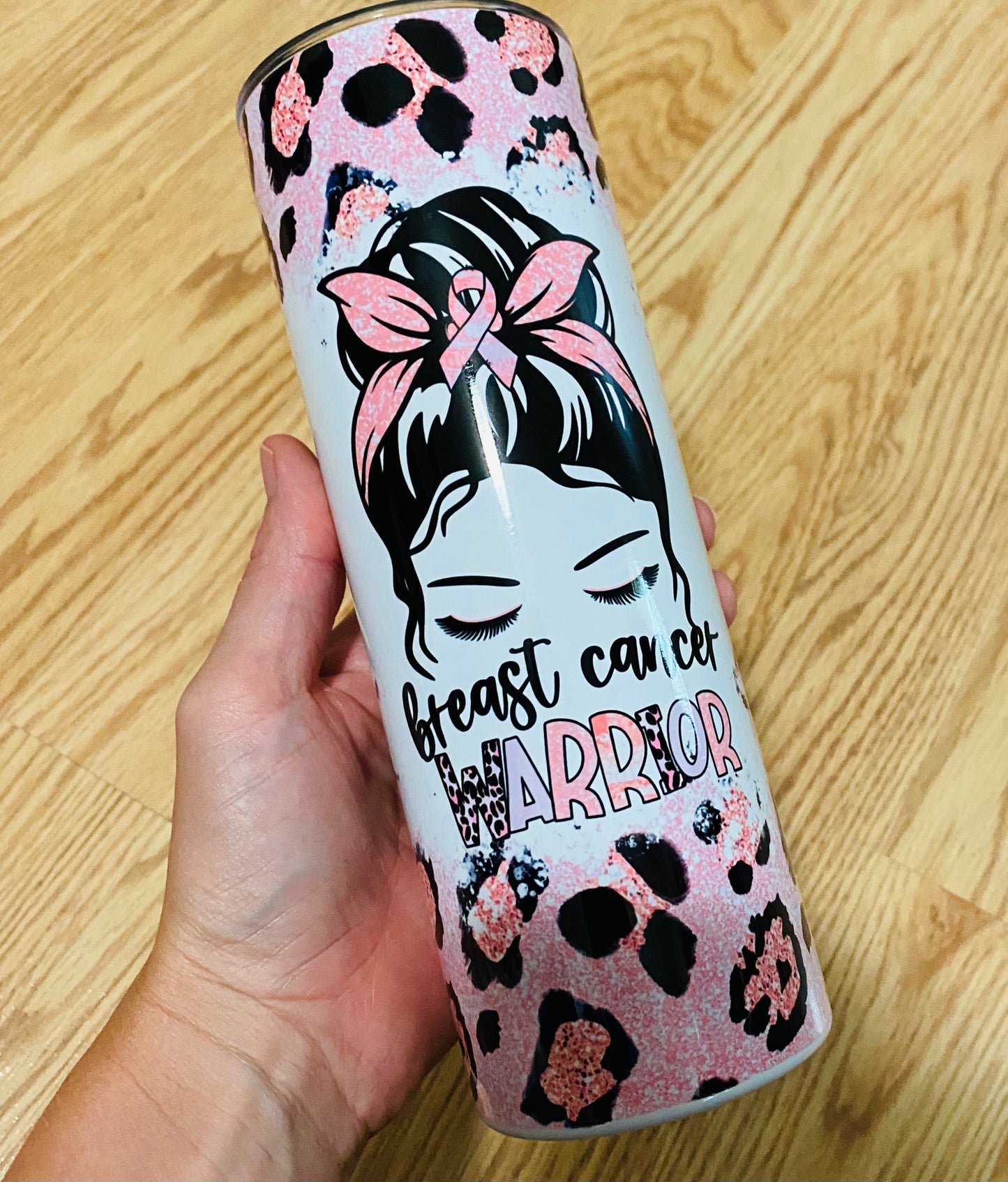 Breast Cancer Warrior Tumbler