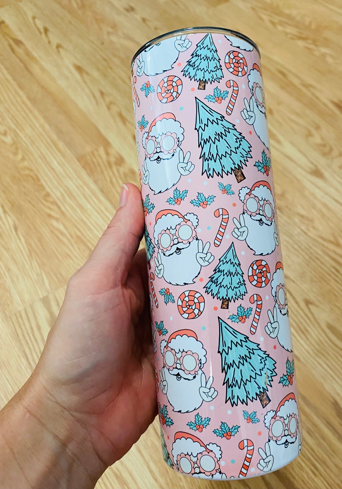 Hippie Santa Tumbler