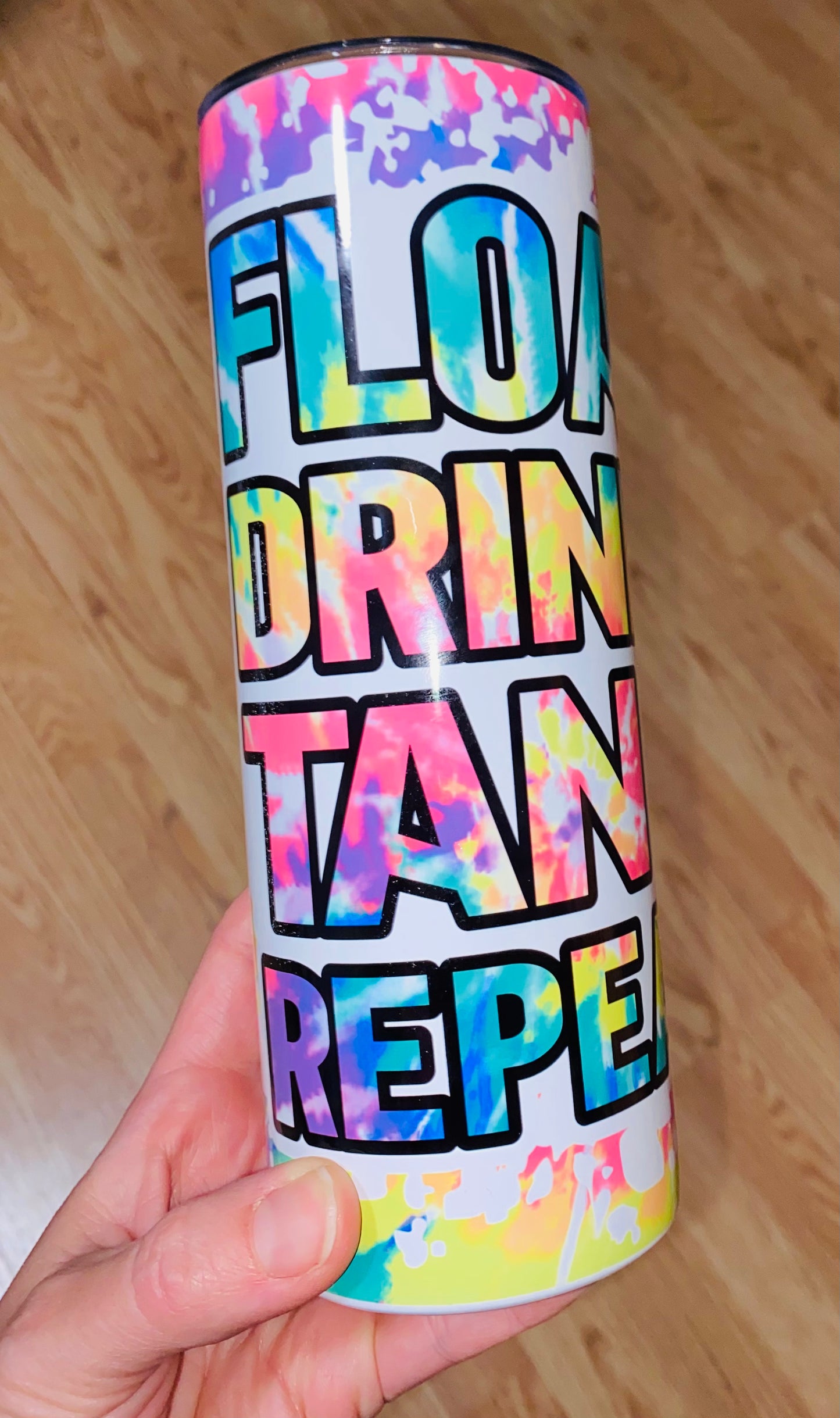 Float Drink Tan Repeat Tumbler