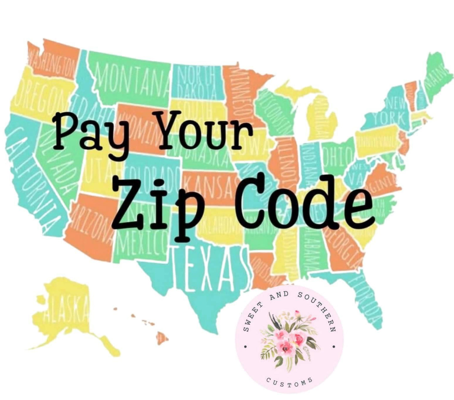 ZIP CODE GRAB BAG - TURN AROUND TIME 3 WEEKS