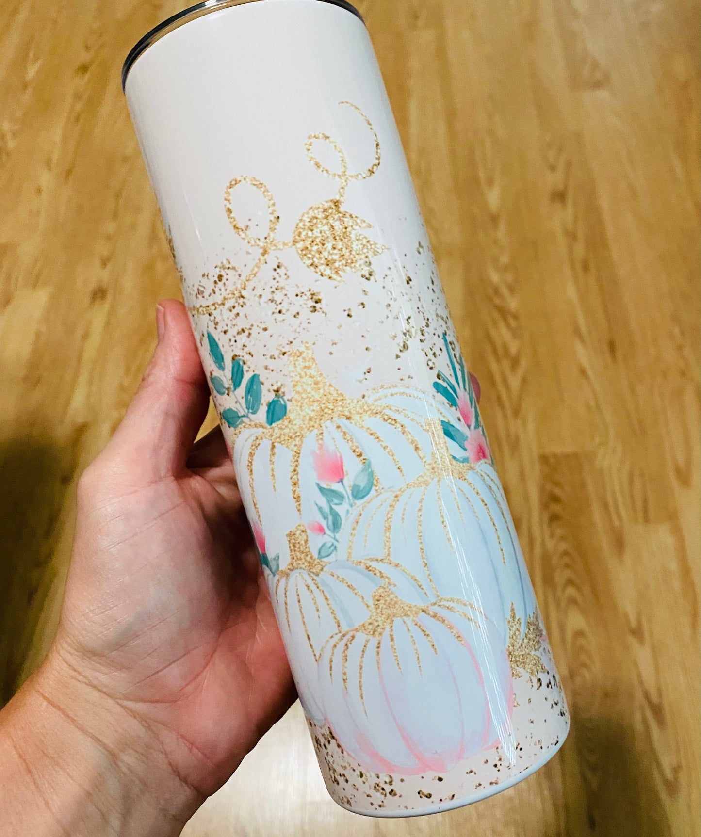 Pastel pumpkins Tumbler